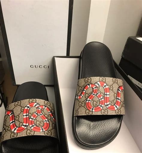 gucci slides supreme snake